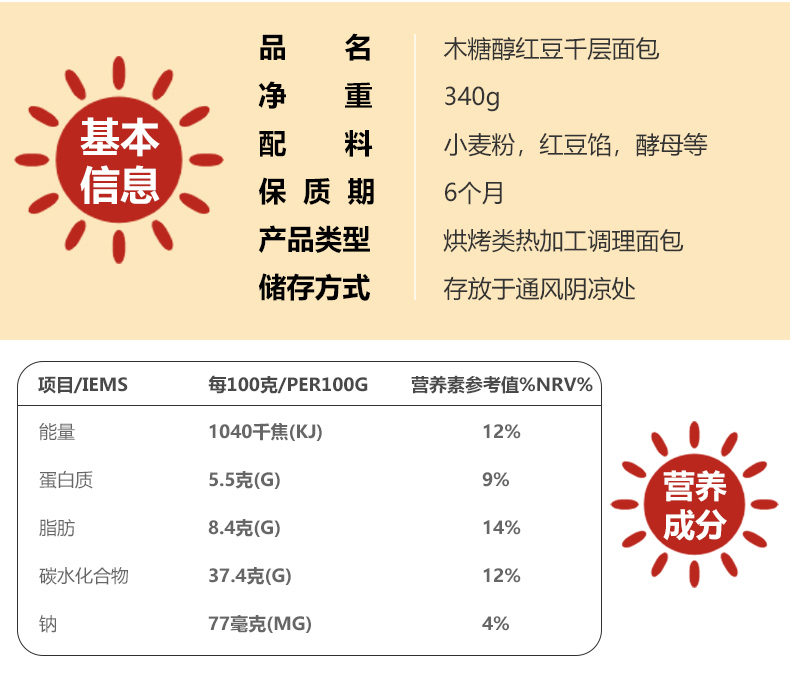無糖面包